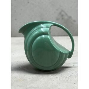 Hall China Co. Green Streamline Jug 1980s USA #1338‎